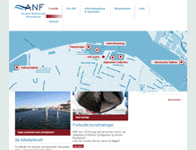 Tablet Screenshot of anf-adm.dk